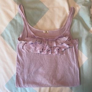 J. Crew ruffle cami